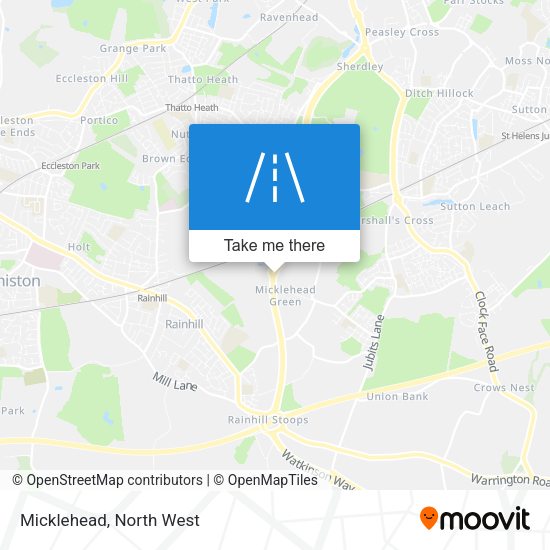 Micklehead map