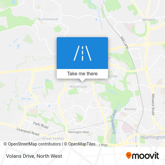 Volans Drive map