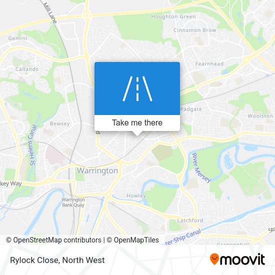 Rylock Close map