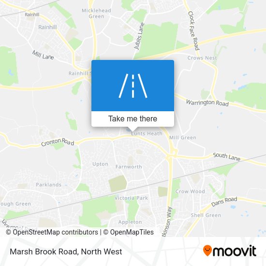 Marsh Brook Road map