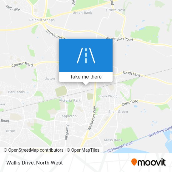 Wallis Drive map