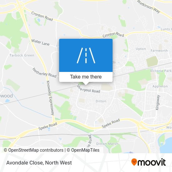 Avondale Close map