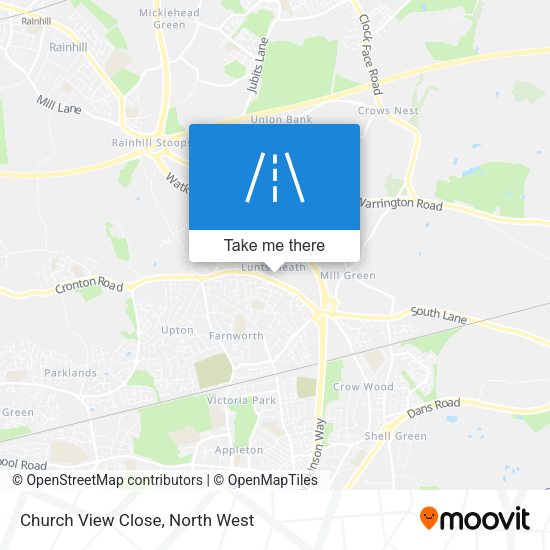 Church View Close map