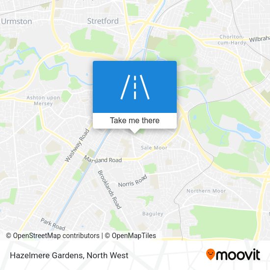 Hazelmere Gardens map