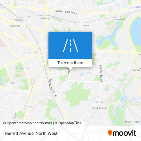 Barrett Avenue map