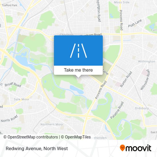 Redwing Avenue map