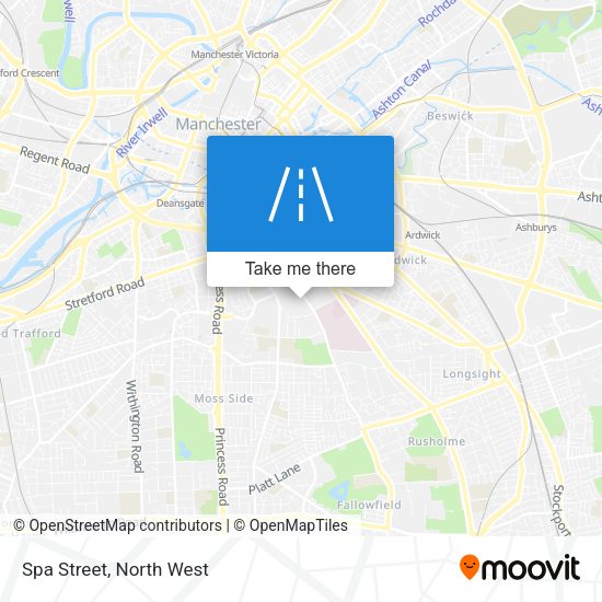 Spa Street map