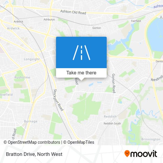 Bratton Drive map