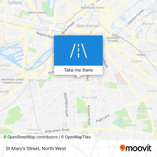 St Mary's Street map