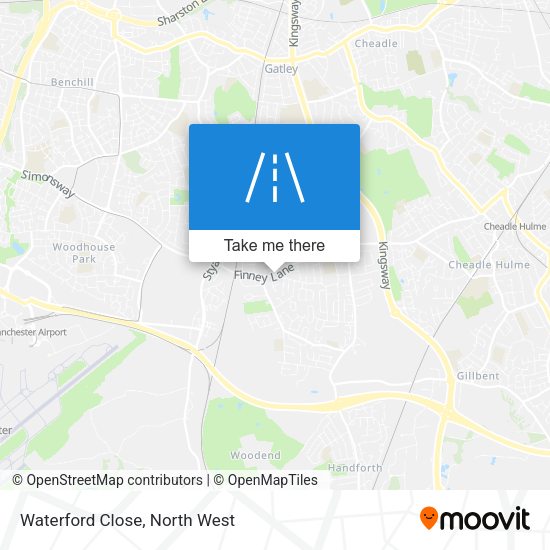 Waterford Close map