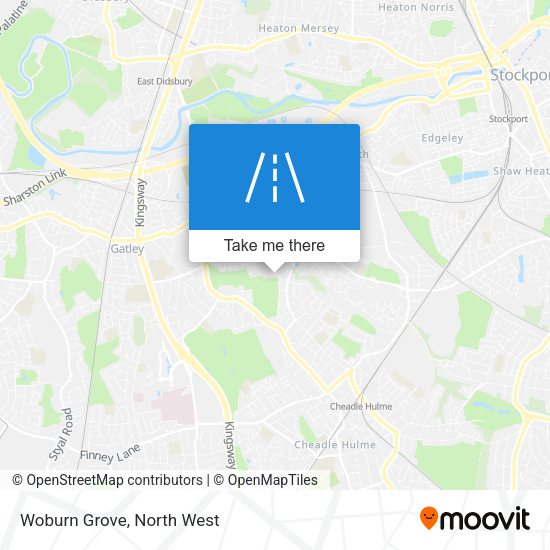 Woburn Grove map