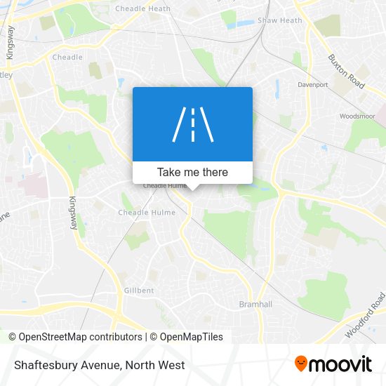 Shaftesbury Avenue map