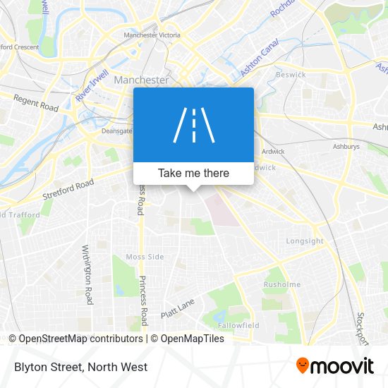Blyton Street map