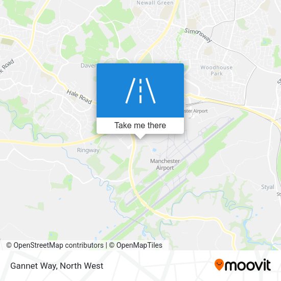 Gannet Way map