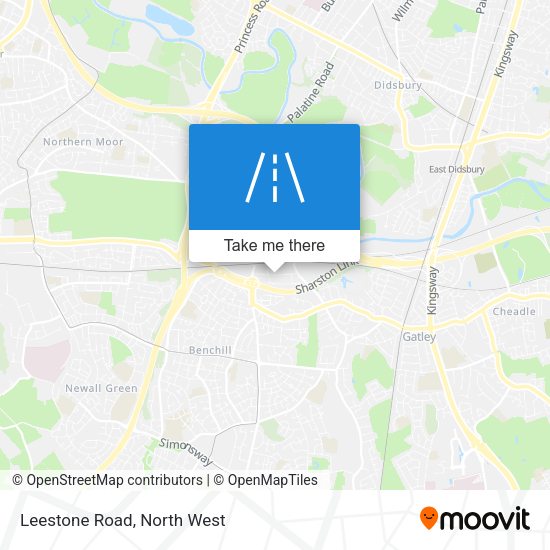 Leestone Road map