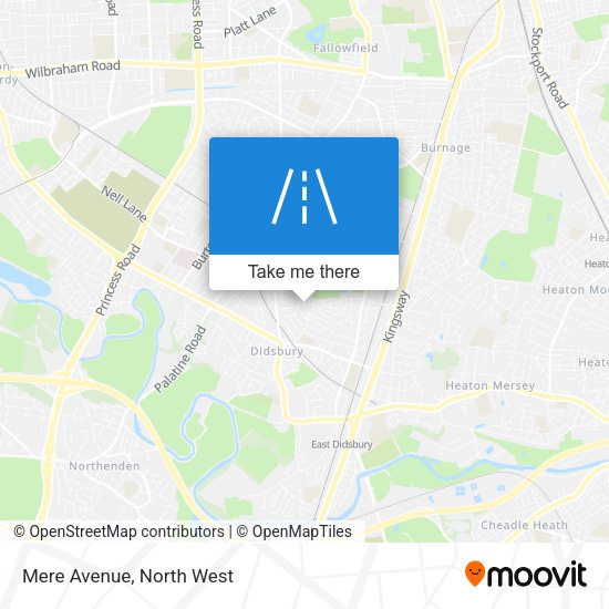 Mere Avenue map