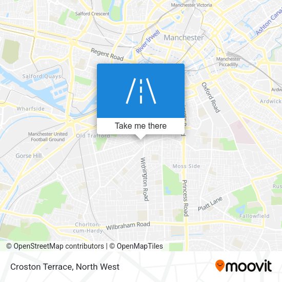 Croston Terrace map