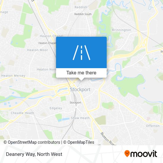 Deanery Way map