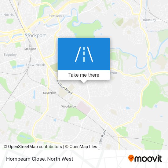 Hornbeam Close map