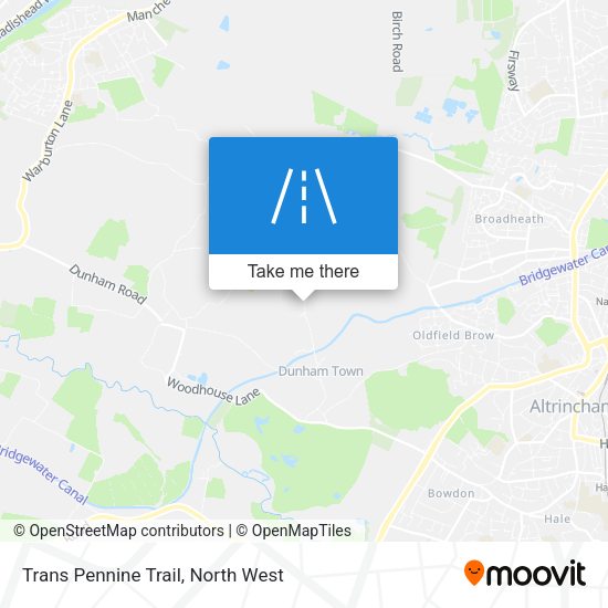 Trans Pennine Trail map