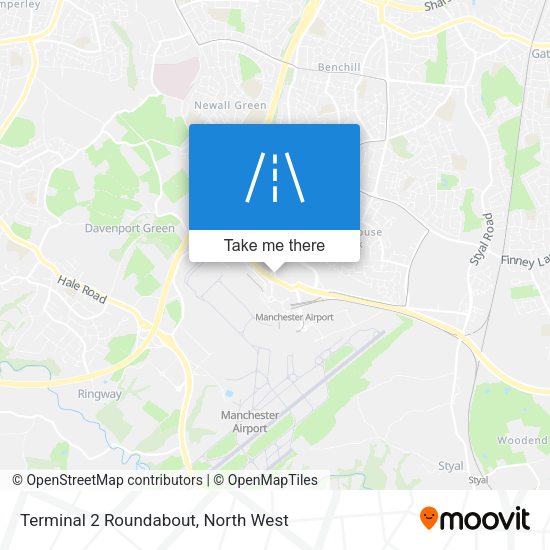 Terminal 2 Roundabout map