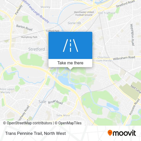 Trans Pennine Trail map