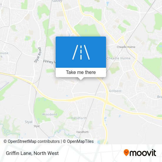 Griffin Lane map