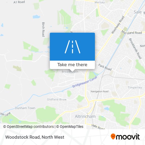 Woodstock Road map