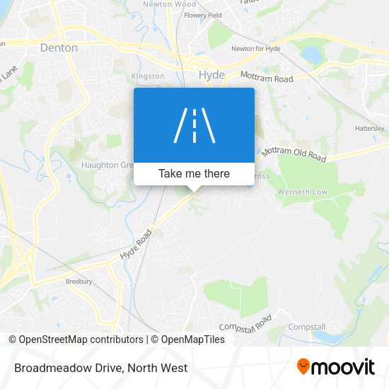 Broadmeadow Drive map