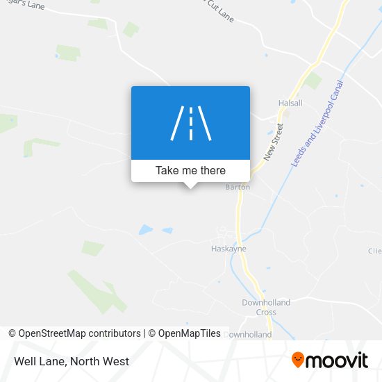 Well Lane map