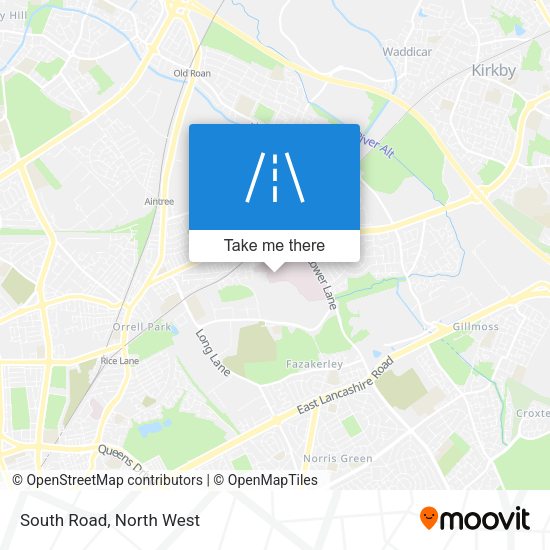 South Road map
