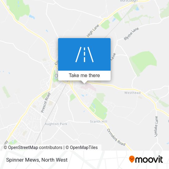 Spinner Mews map