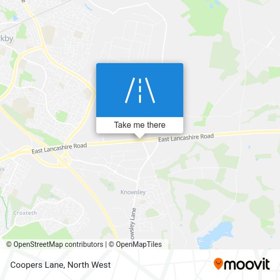 Coopers Lane map