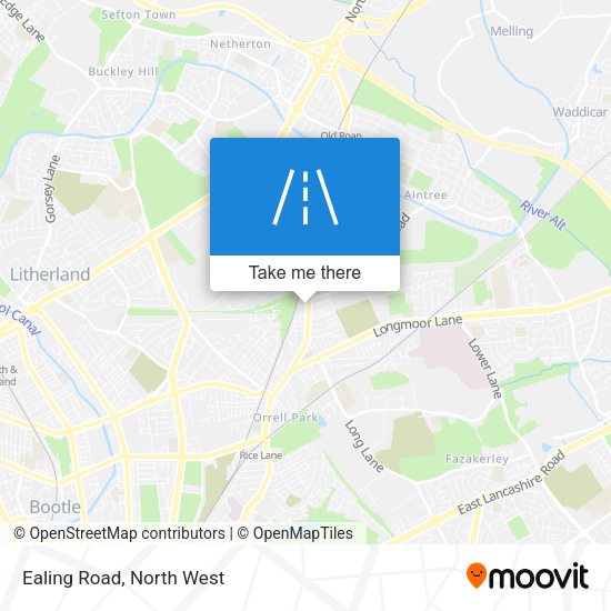 Ealing Road map