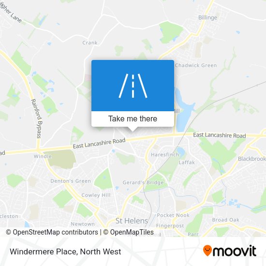 Windermere Place map