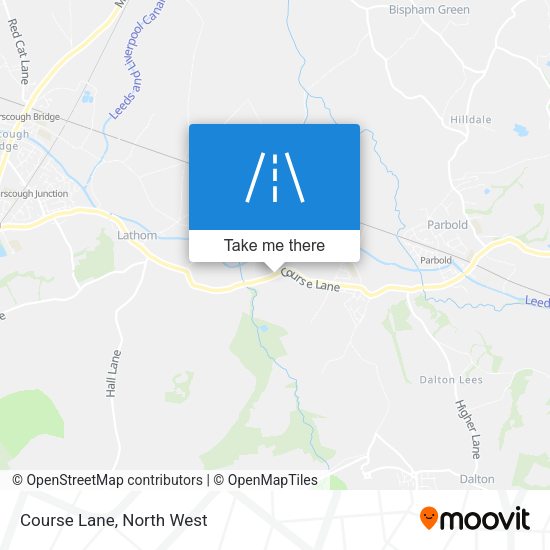 Course Lane map