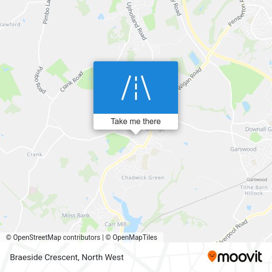 Braeside Crescent map