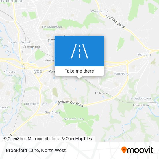 Brookfold Lane map