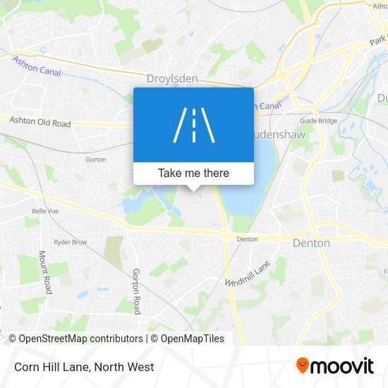 Corn Hill Lane map