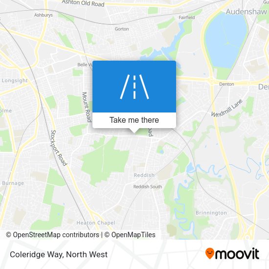Coleridge Way map