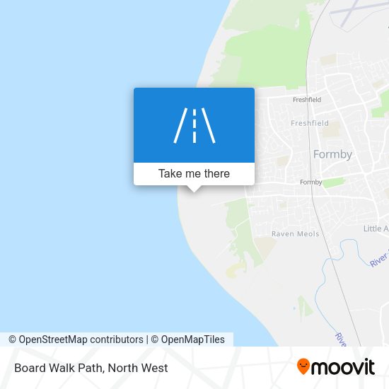 Board Walk Path map