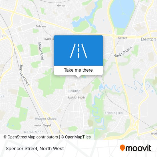 Spencer Street map