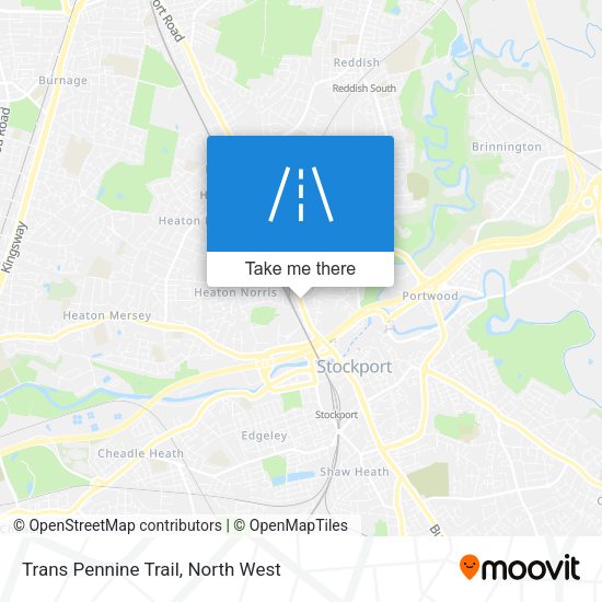 Trans Pennine Trail map