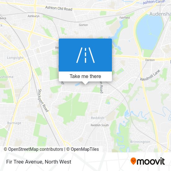 Fir Tree Avenue map