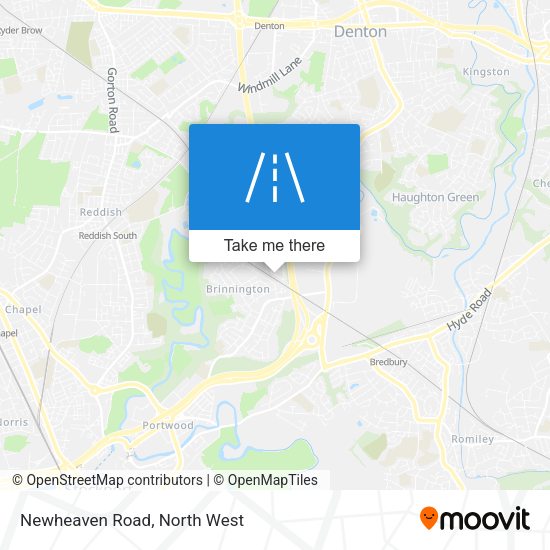 Newheaven Road map