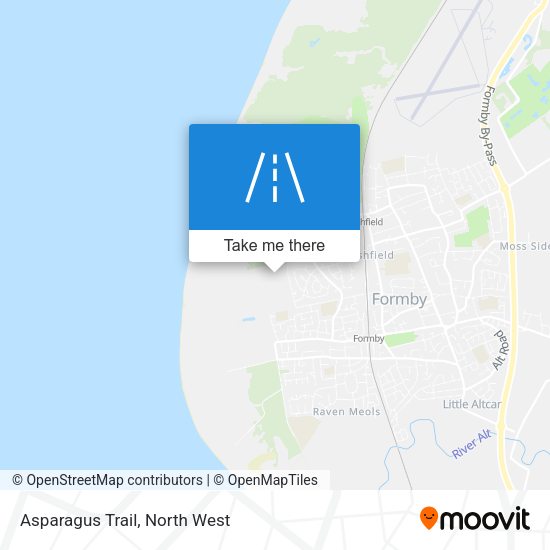 Asparagus Trail map