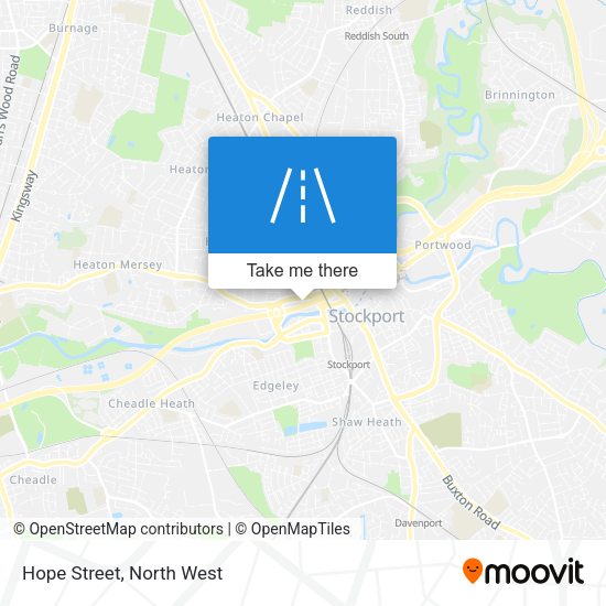 Hope Street map