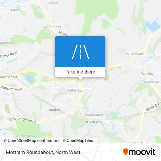 Mottram Roundabout map