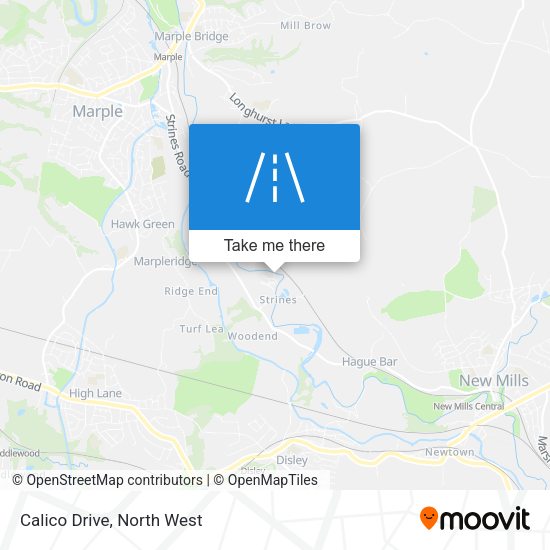 Calico Drive map