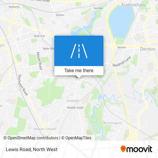 Lewis Road map